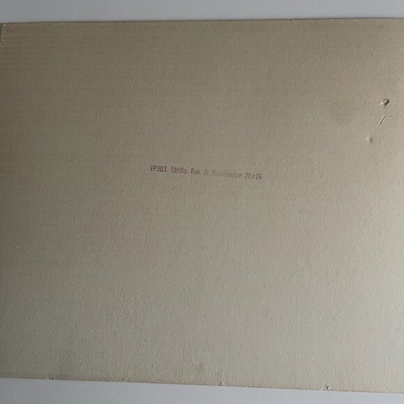 Vintage fine art print Rue de Montmartre 16" x 20" - Picture 8 of 9